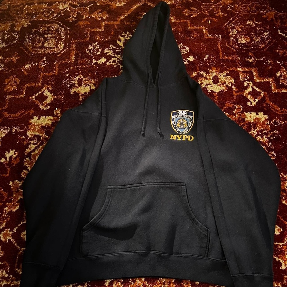 Vintage navy blue Nypd hoodie